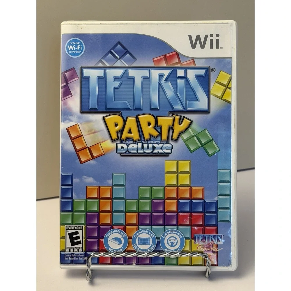 Tetris Party 2010 Nintendo Wii Deluxe Game Complete With Manual